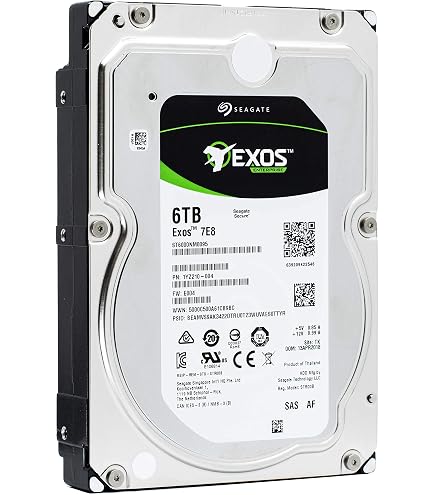 Amazon.com: Seagate 6TB BarraCuda SATA 6Gb/s 256MB Cache 3.5-Inch